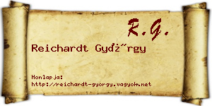 Reichardt György névjegykártya